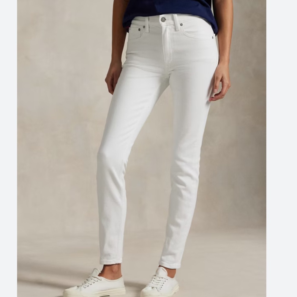 Lauren Ralph Lauren White Skinny Jeans
